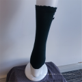 Chaussettes mi-mollet extensibles en nylon spandex tricoté uni